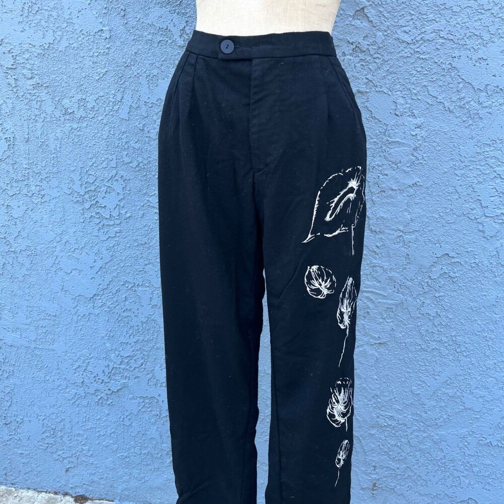 Marcell Von Berlin Wool Pants Embourdered Size 34 waist
